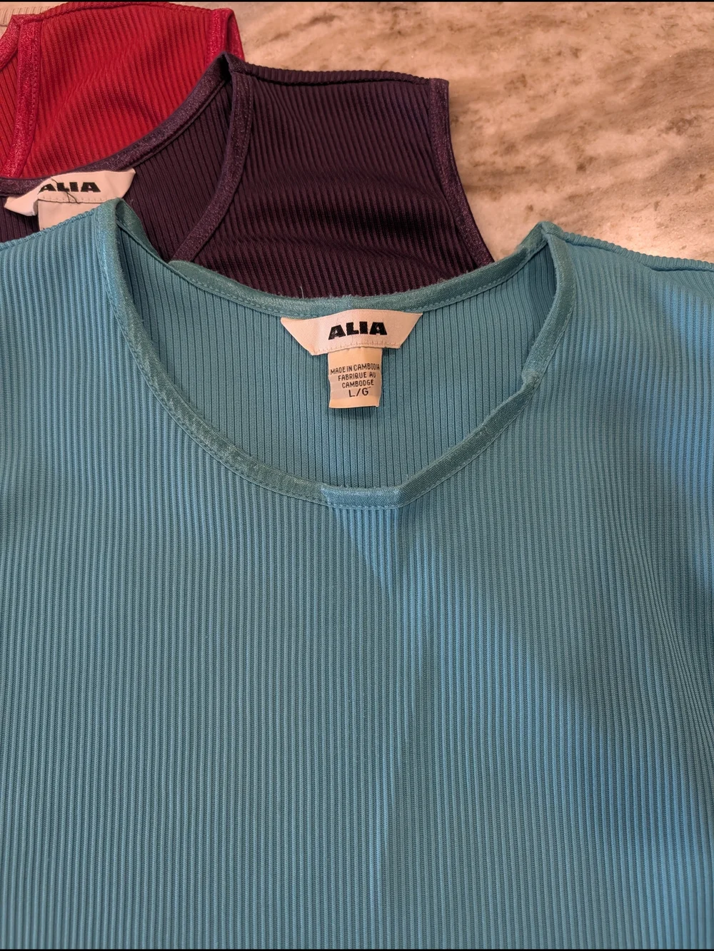 Alia Ribbed Tank Top Set - Picture 4 of 4